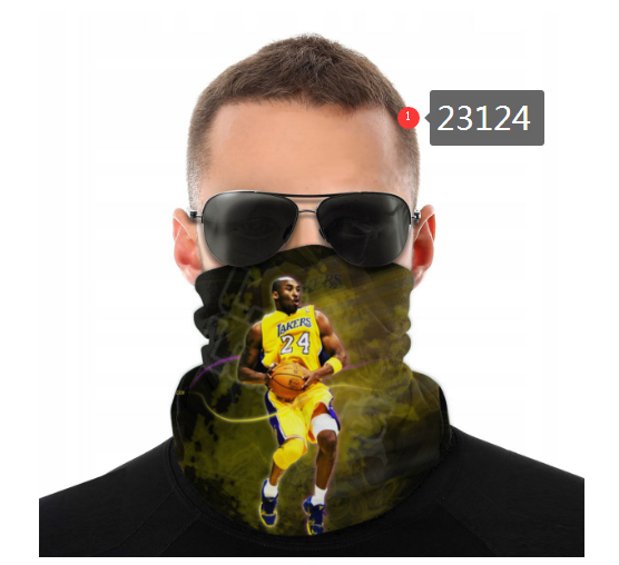 NBA 2021 Los Angeles Lakers #24 kobe bryant 23124 Dust mask with filter->nba dust mask->Sports Accessory